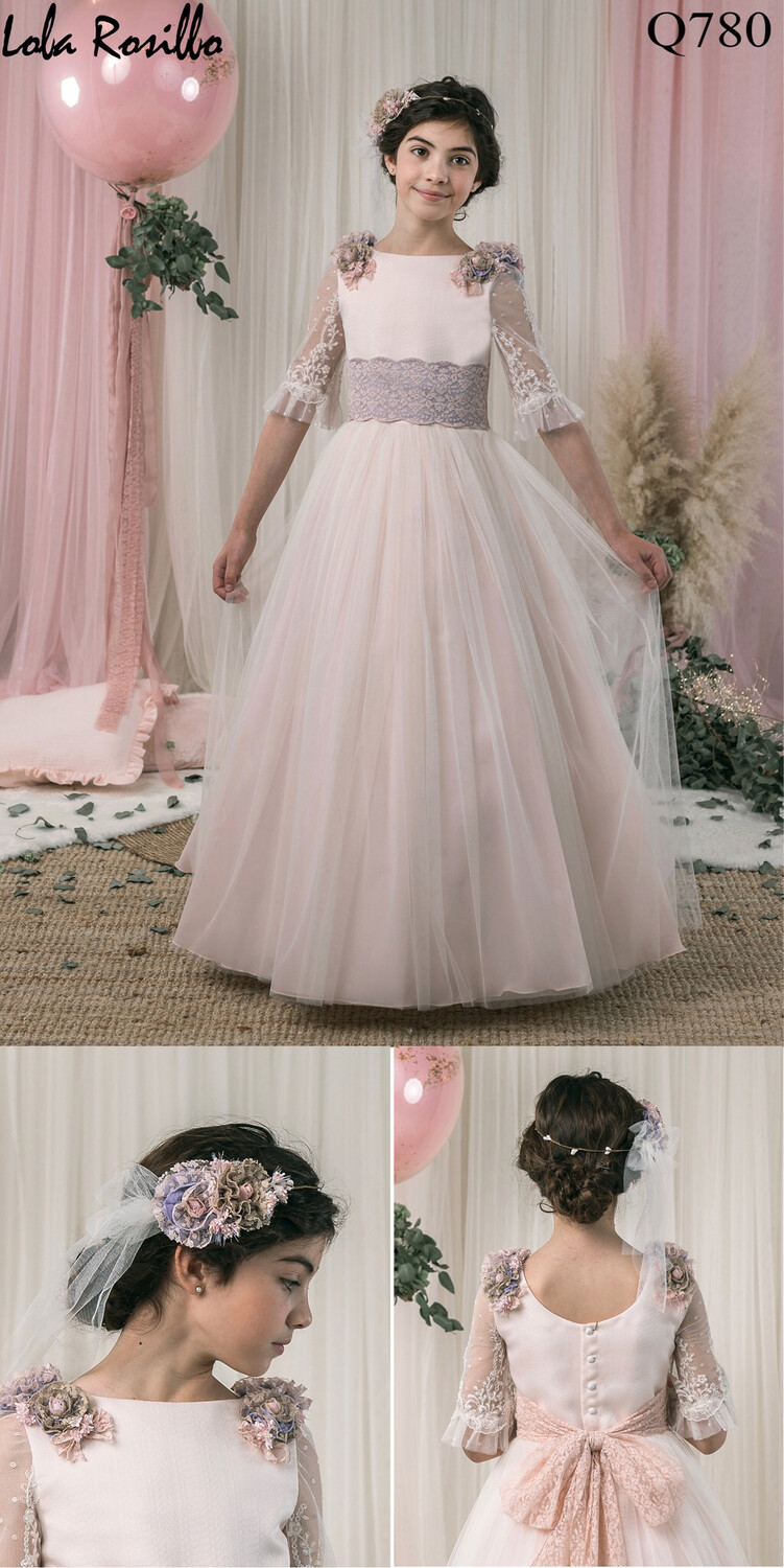 Vestido comunión Q780 Lola Rosillo