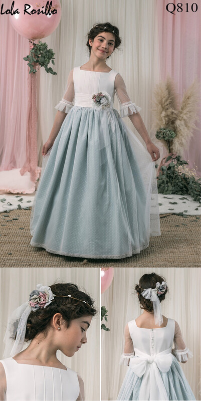Vestido comunión Q810 Lola Rosillo