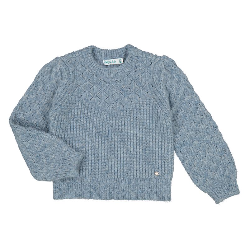 Jersey tricot  ceruleo 5823 Abel y Lula