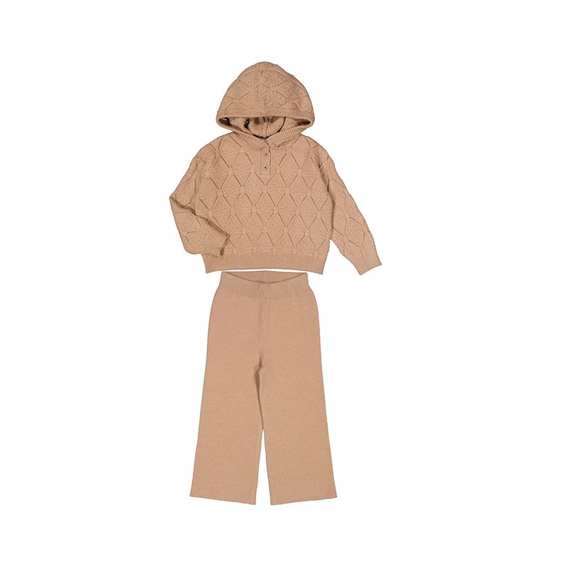 Conj. pantalon tricot capucha 5725 Abel y Lula