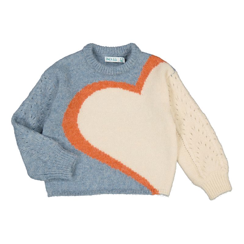 Jersey jacquard corazon 5824 Abel y Lula