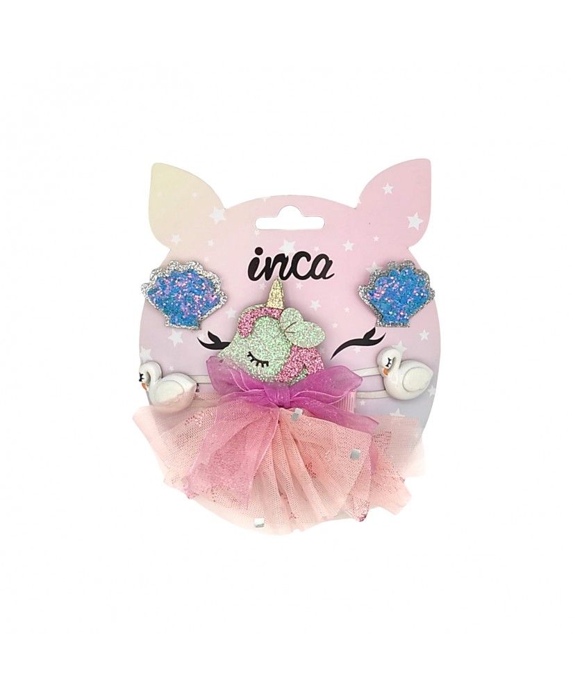 Set infantil de clips y gomas de pelo 43601 Inca
