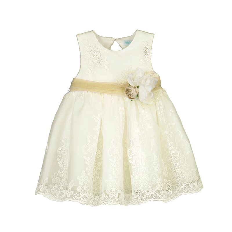 Vestido organza bordado 5007 Abel y lula
