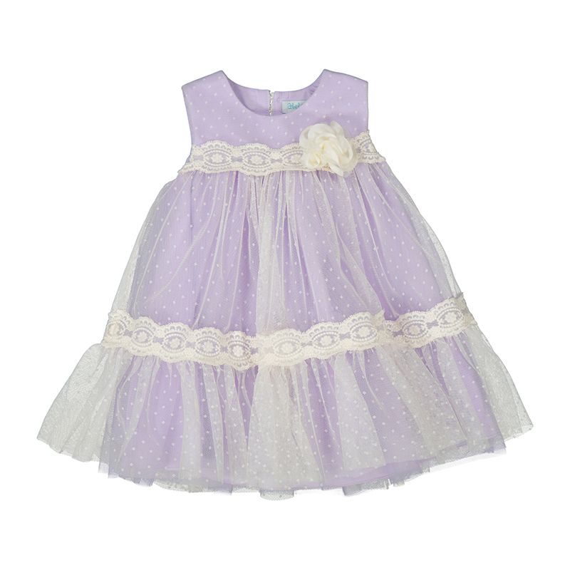 Vestido tul plumeti 5016  Abel y lula
