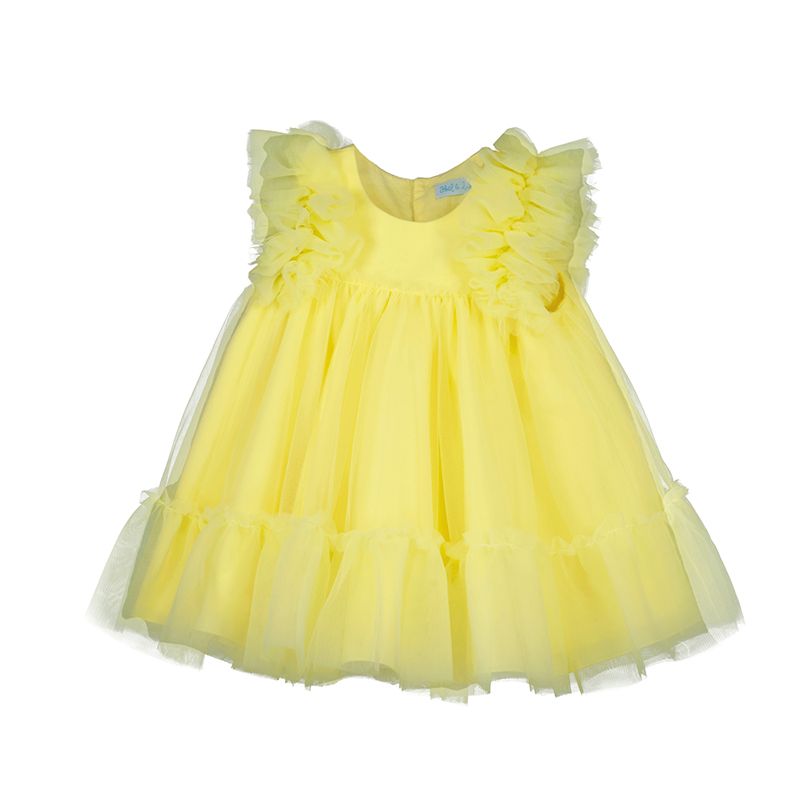 Vestido tul vainilla 5029 Abel y Lula