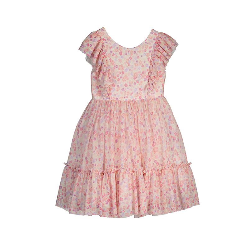 Vestido tul estampado 5046  Abel y lula