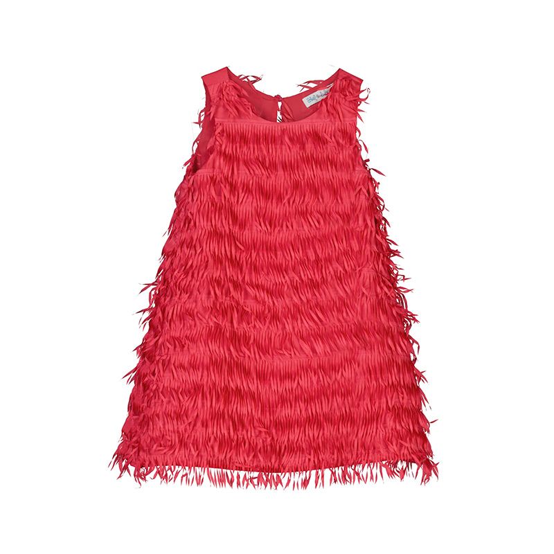 Vestido  flecos 5064 Abel y lula