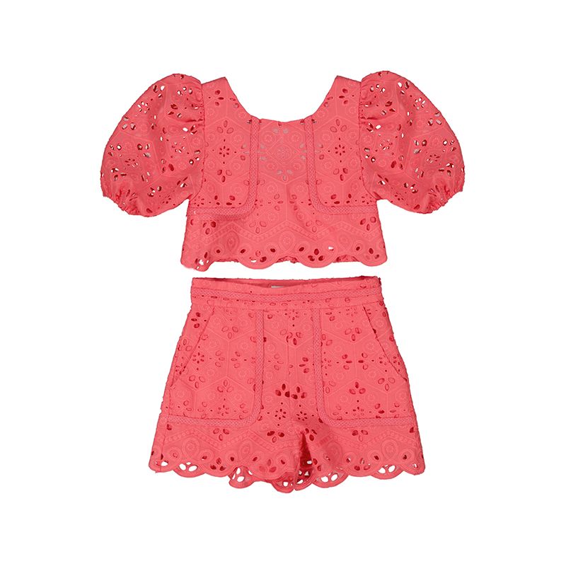 Conjunto bermuda bordado 5231 Abel y lula