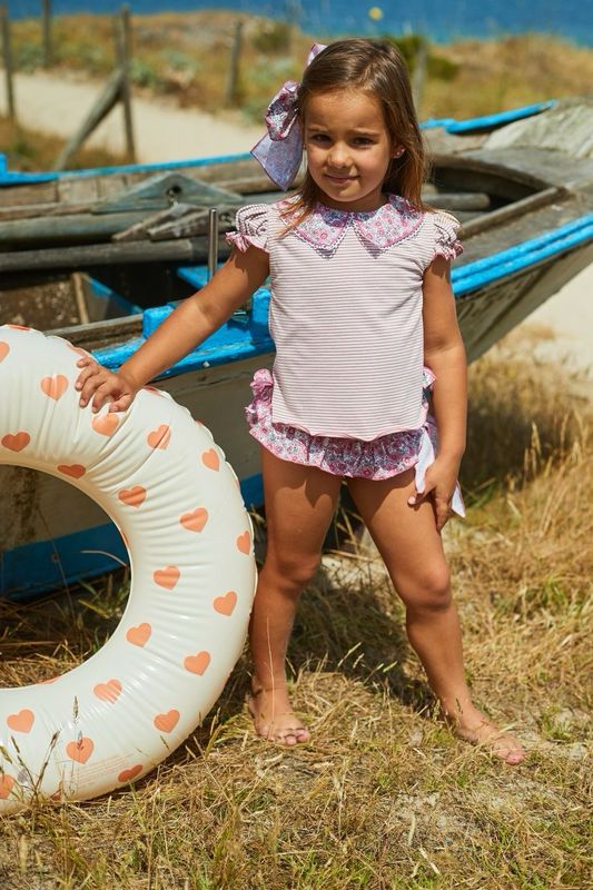 Conjunto braguita + polo lila flicka la Martinica