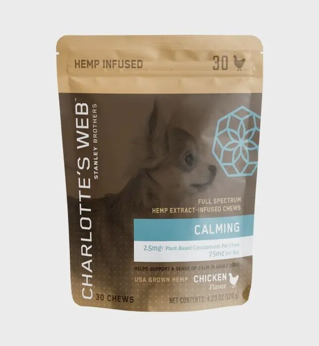 Charlottes Web Calming CBD Pet Chews, Amount: 30ct.