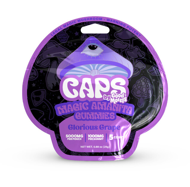 Amanita Muscaria Gummy, Flavors: Glorious Grape