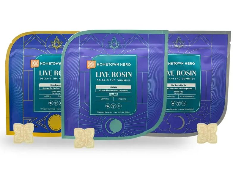 D9 Live Rosin Gummy 250mg
