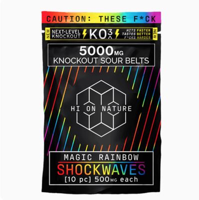 Knockout Sour Belts 5000mg