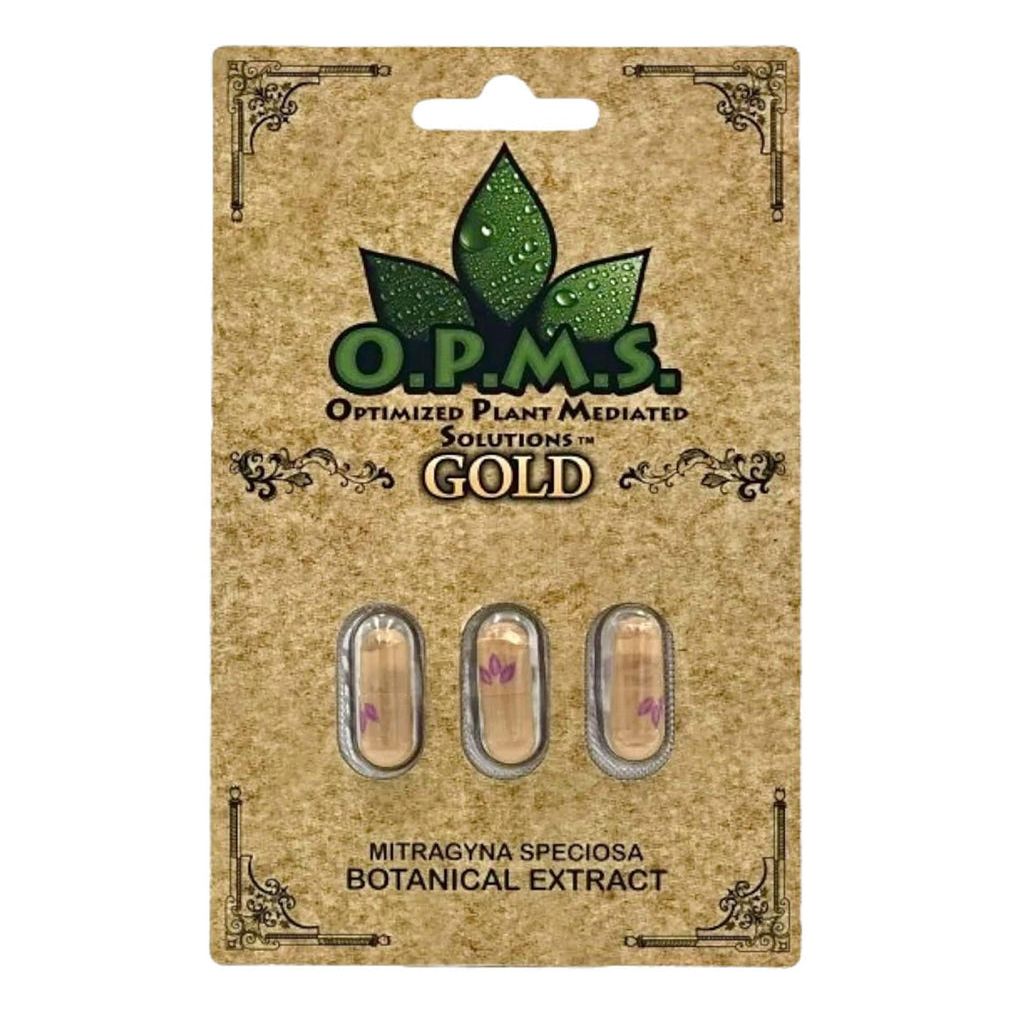 Extract Kratom Capsules, Amount: 3ct., Type: Gold