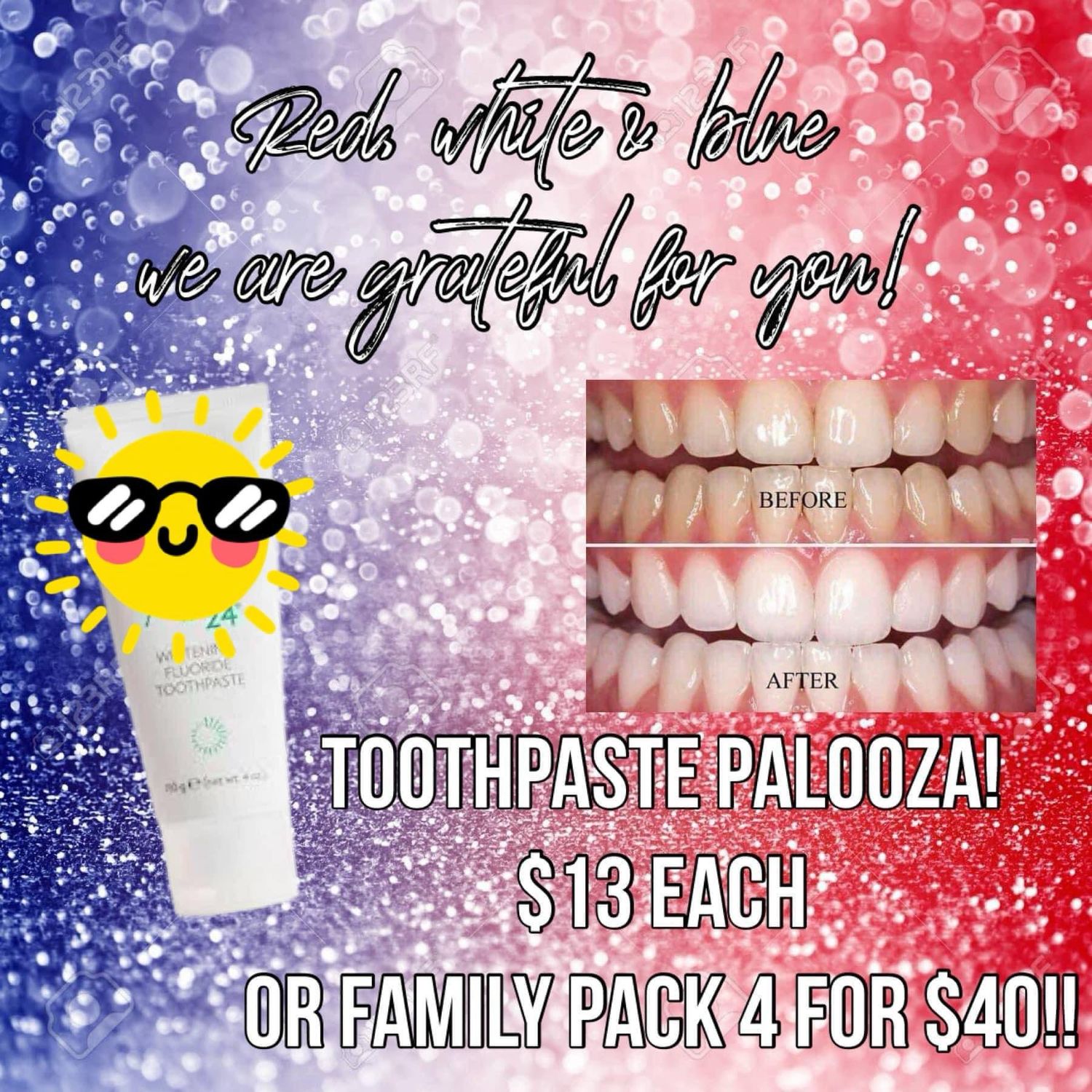 Memorial Sale Toothpaste