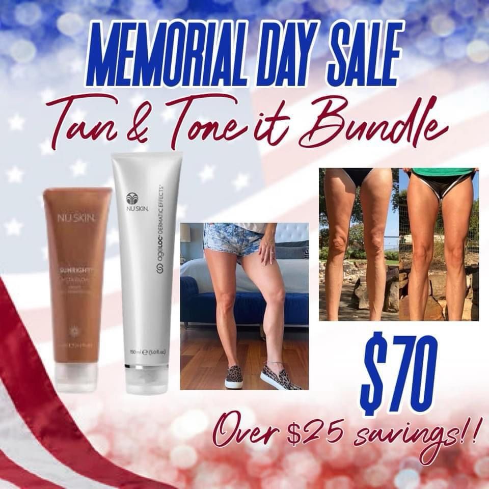 Memorial Day Sale Tan &amp; Tone