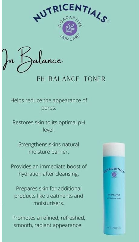 Nutricentials Bioadaptive Skin Care™ In Balance pH Balance Toner
