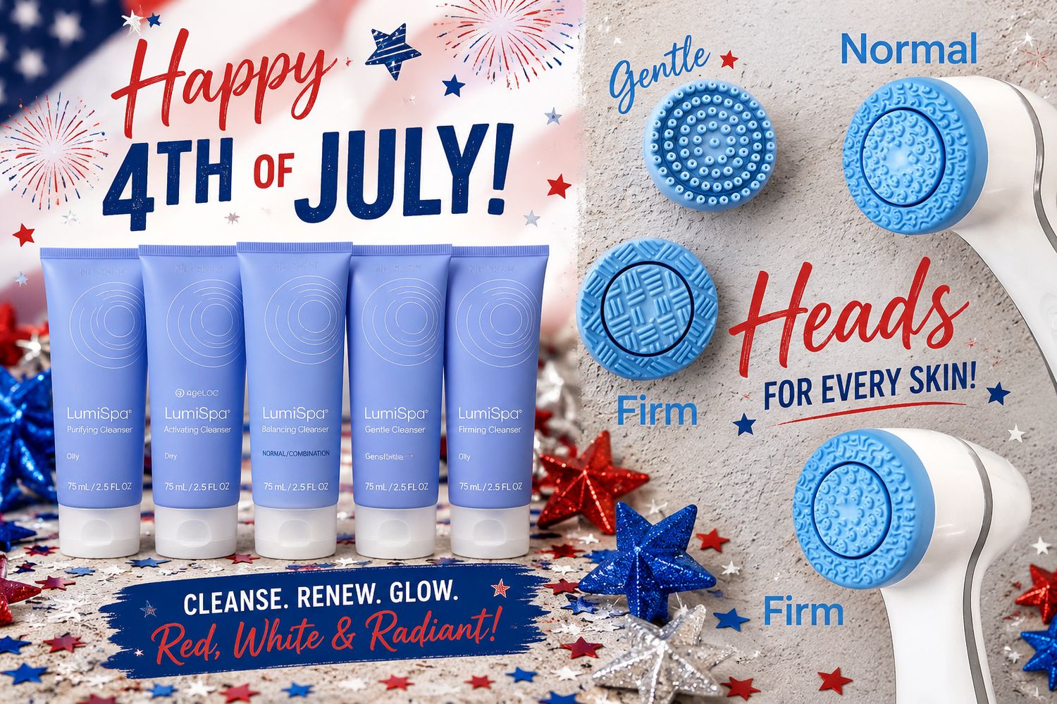 Lumispa IO head + Cleanser