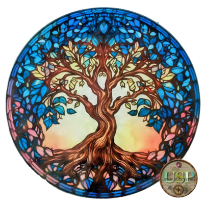 Tree of Life Glass Cutting Board