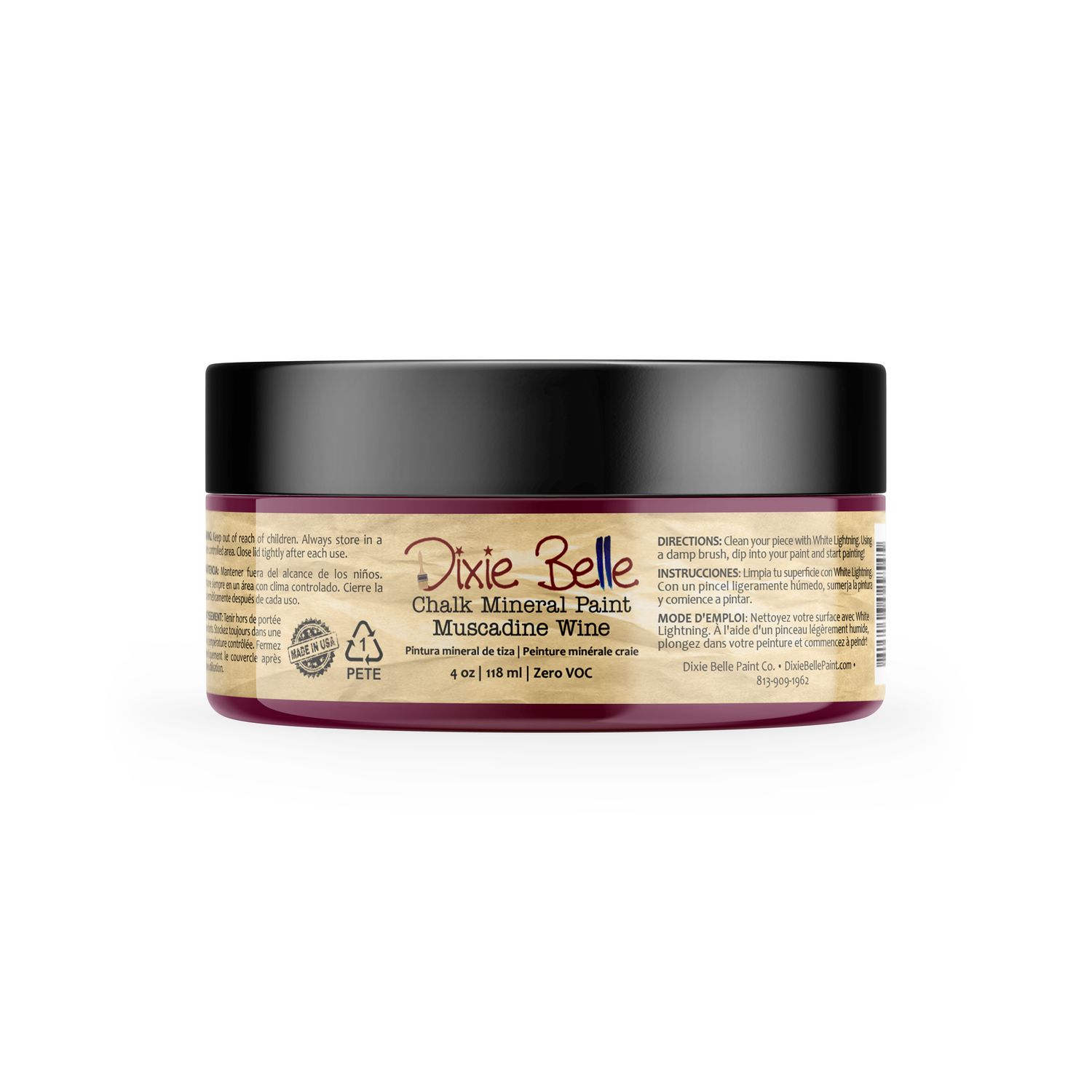 Dixie Belle Muscadine Wine CMP, Size: 4 Oz., Color: Muscadine Wine