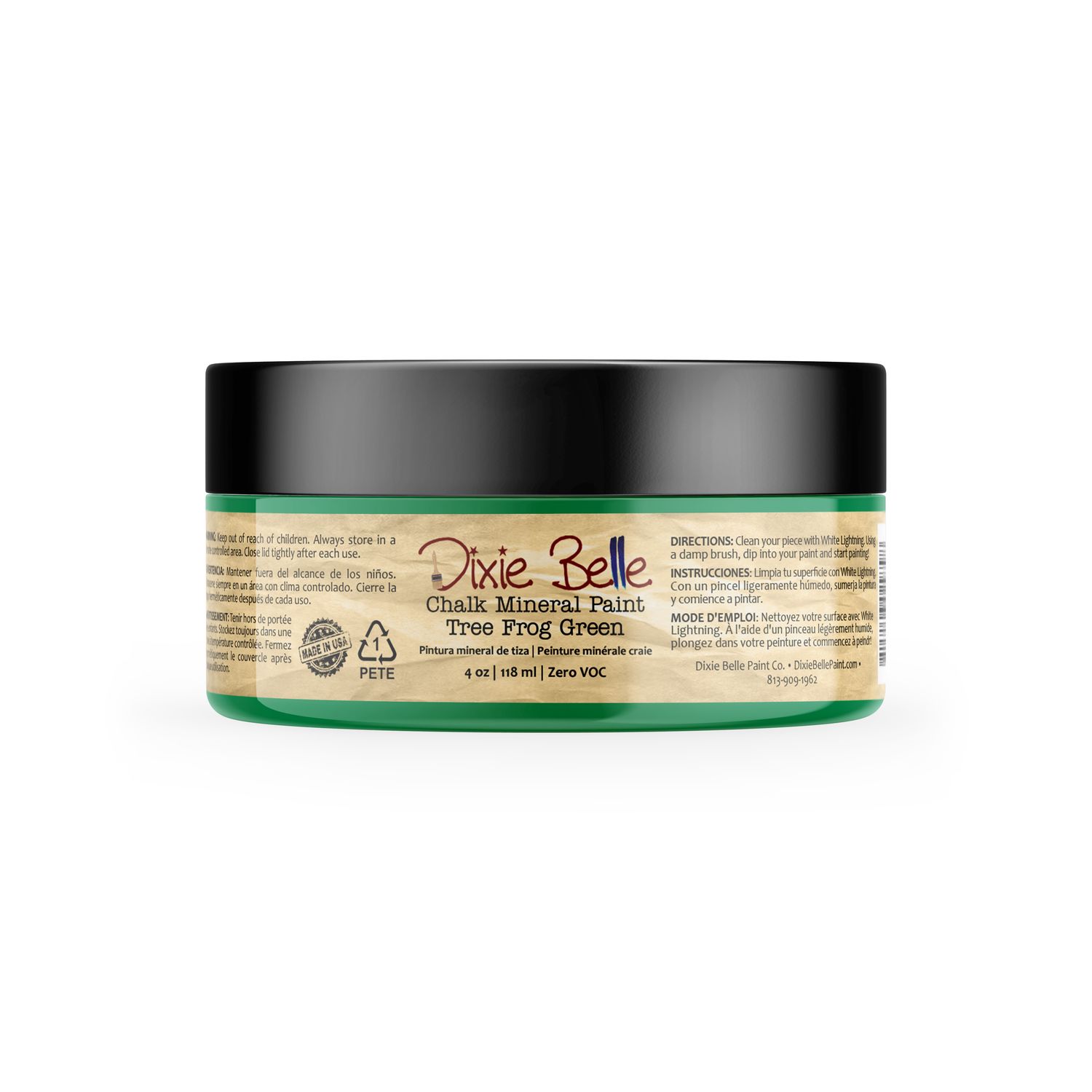Dixie Belle Tree Frog Green CMP, Size: 4 Oz., Color: Tree Frog Green
