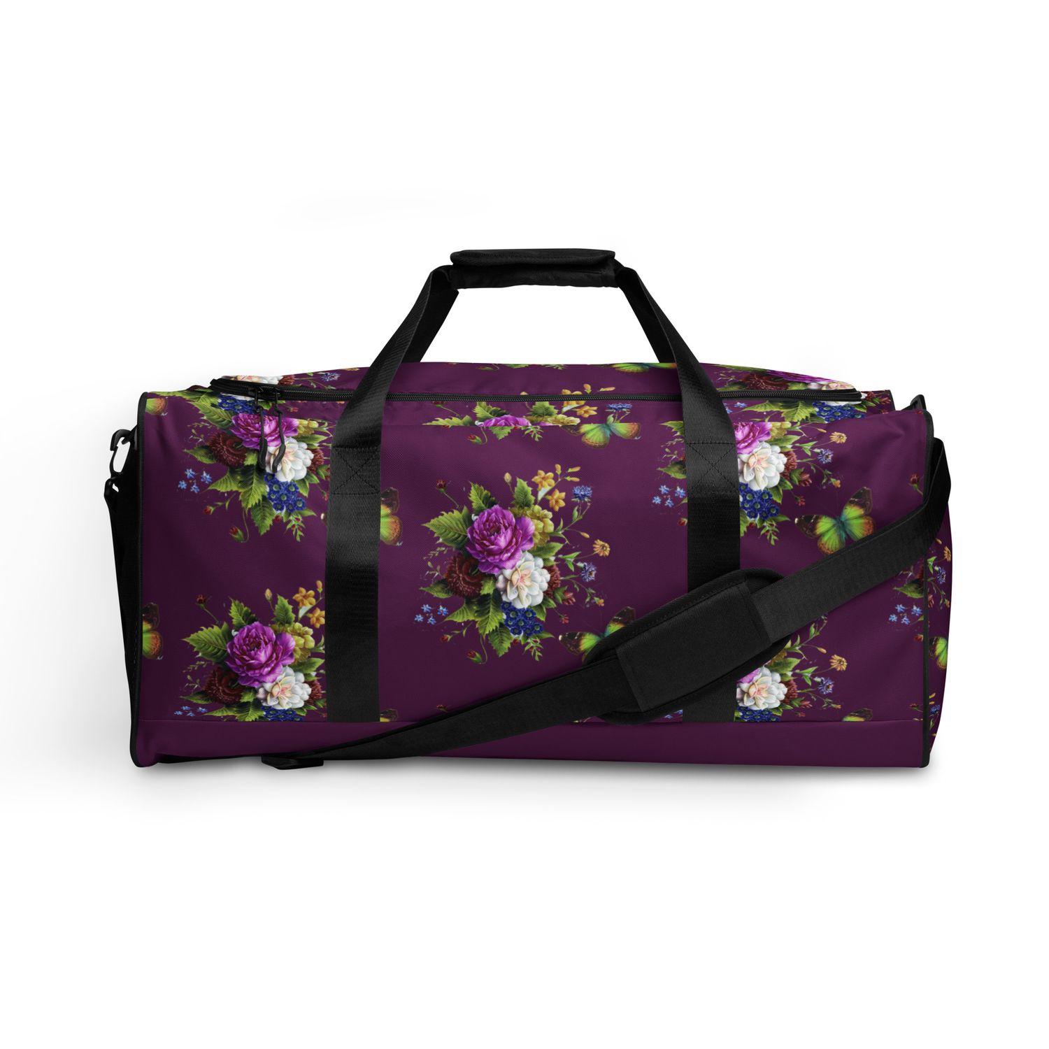 Royal Butterfly Duffel Bag