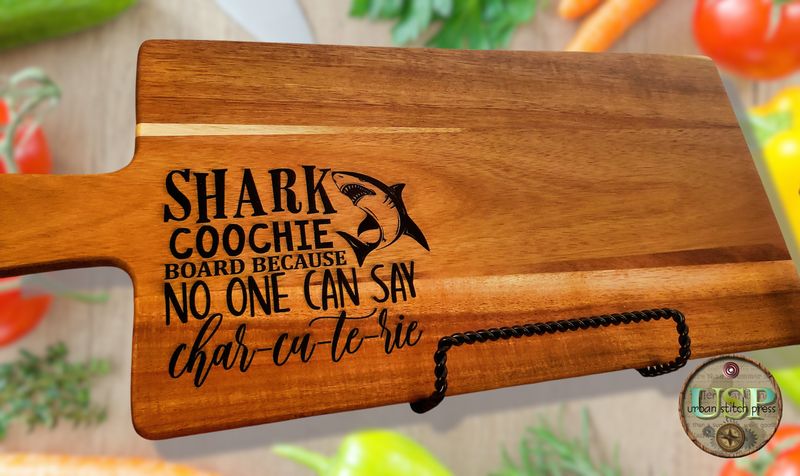 Shark Coochie Cutting Board