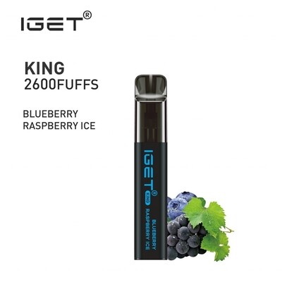 IGET KING 2600 - Blueberry Raspberry Ice 