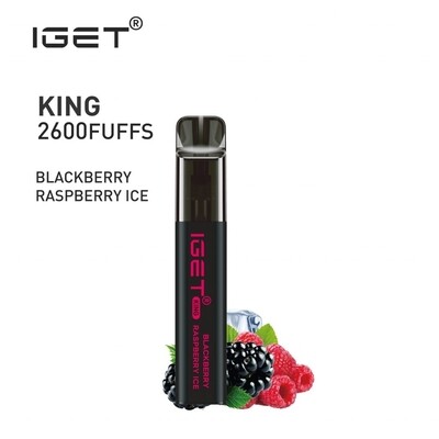IGET KING 2600 - Blackberry Raspberry Ice 