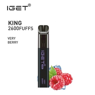 IGET KING 2600 - Puffs Very Berry 
