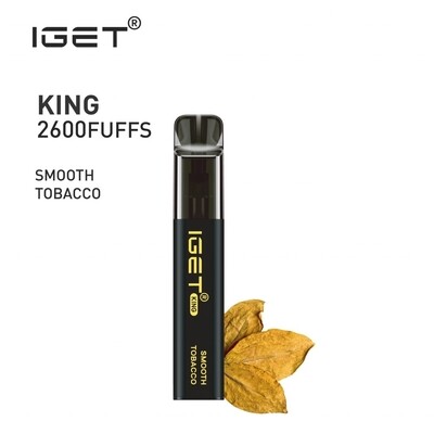 IGET KING 2600 - Smooth Tobacco 