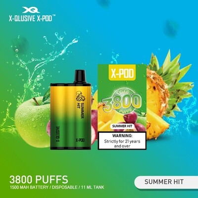 XPOD 3800 Summer Hit 🍍🍏