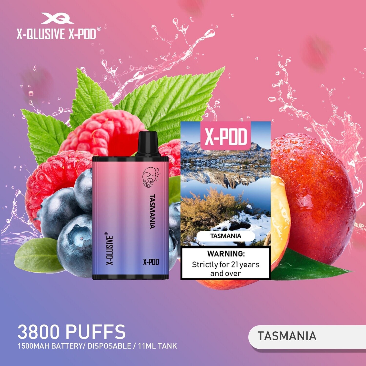 XPOD 3800 Tasmania Peach Berries