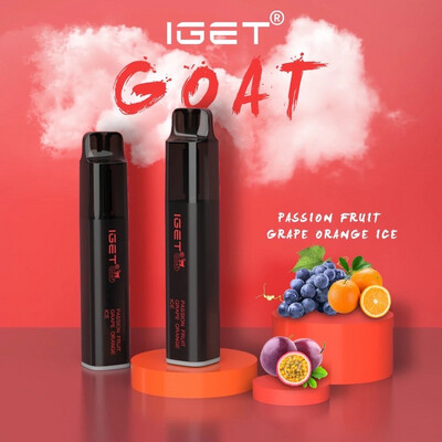 IGET GOAT 5000 - Passion Fruit Grape Orange Ice 