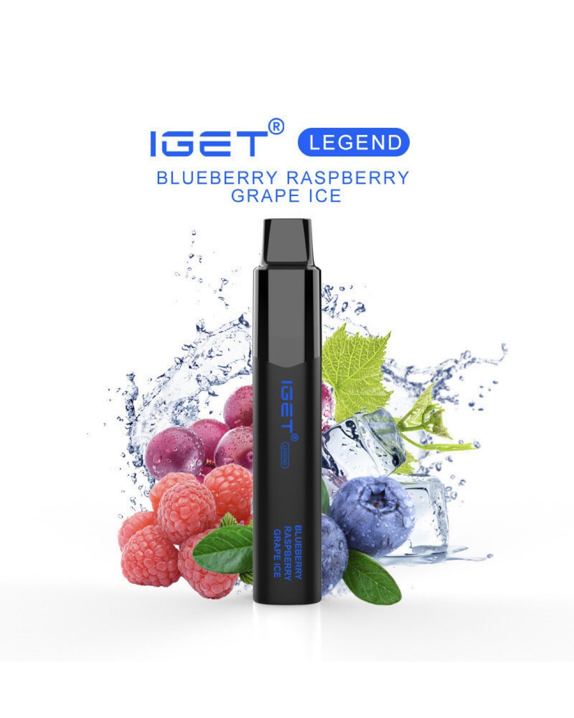 IGET LEGEND 4000 - Blueberry Raspberry Grape Ice