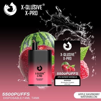 X-QLUSIVE X-PRO 5500 Apple Raspberry Watermelon