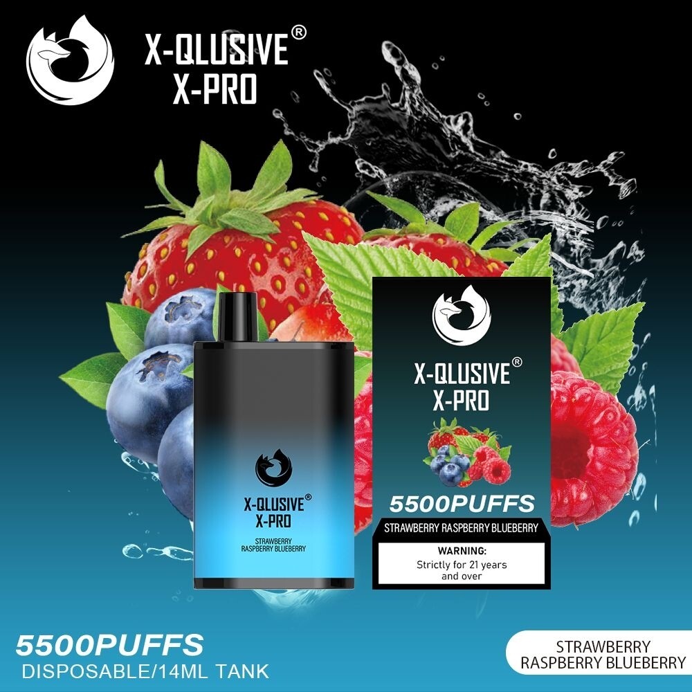 X-QLUSIVE X-PRO 5500 Strawberry Raspberry Blueberry