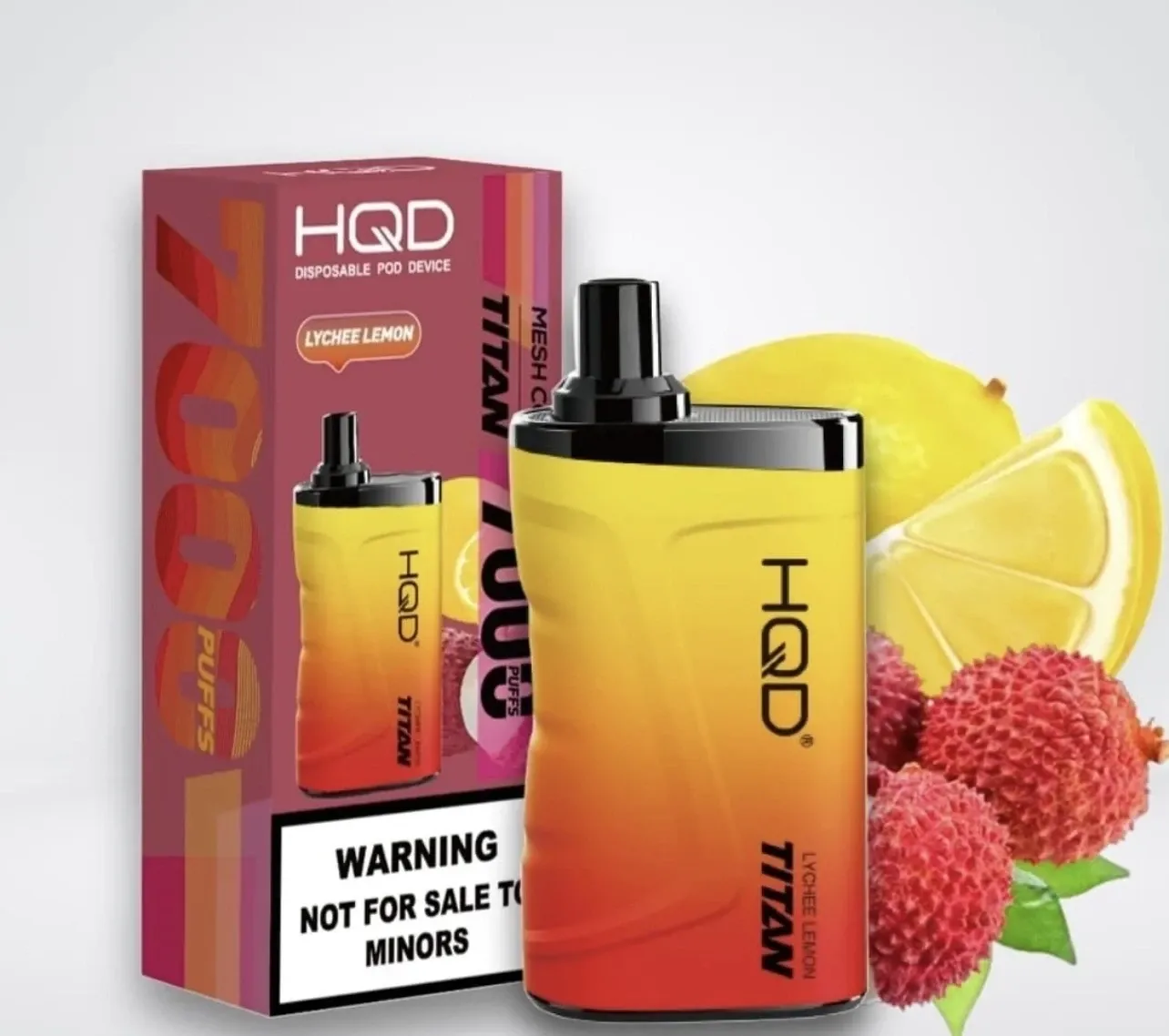 HQD Titan 7000 Lychee Lemon