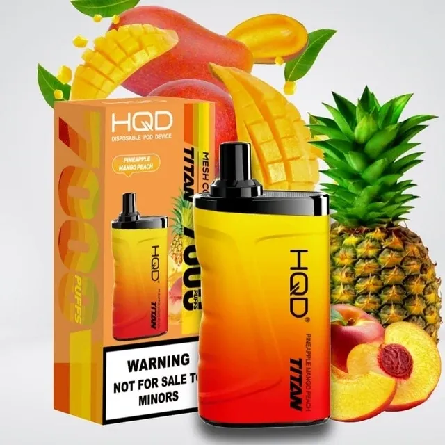 HQD Titan 7000 Pineapple Mango Peach
