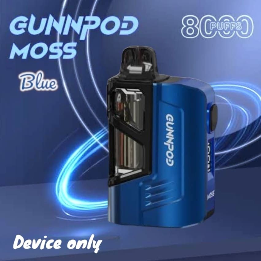 Gunnpod Moss 8000 Blue &quot;Device Only&quot;