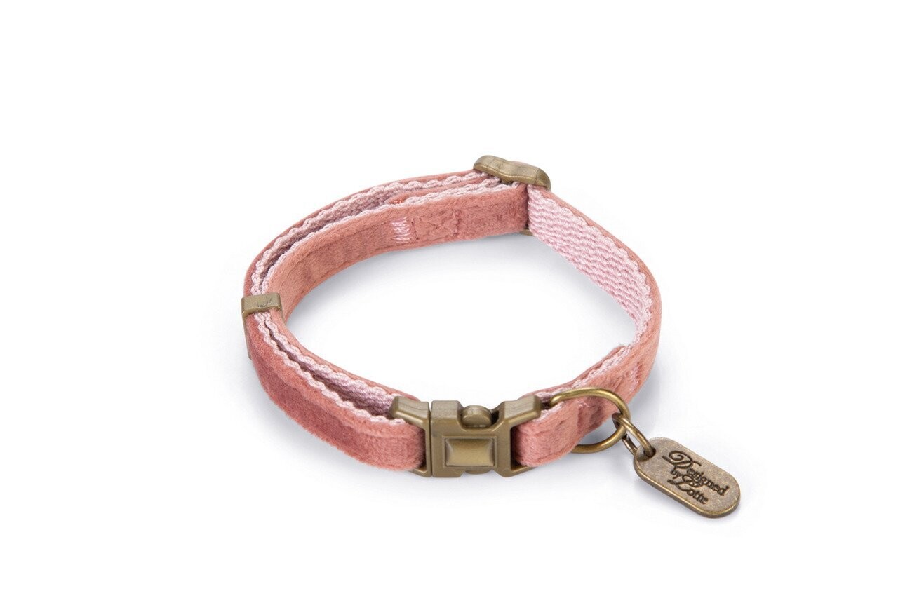 Collar Velura Rosa