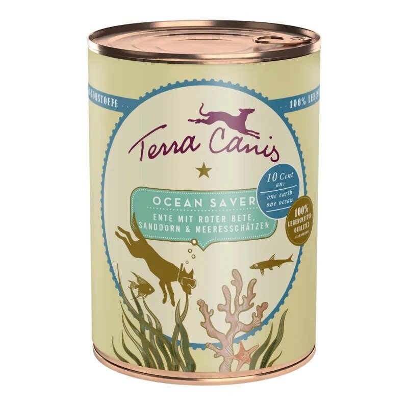 Ocean Saver – Pato con remolacha, espino amarillo y delicias marinas