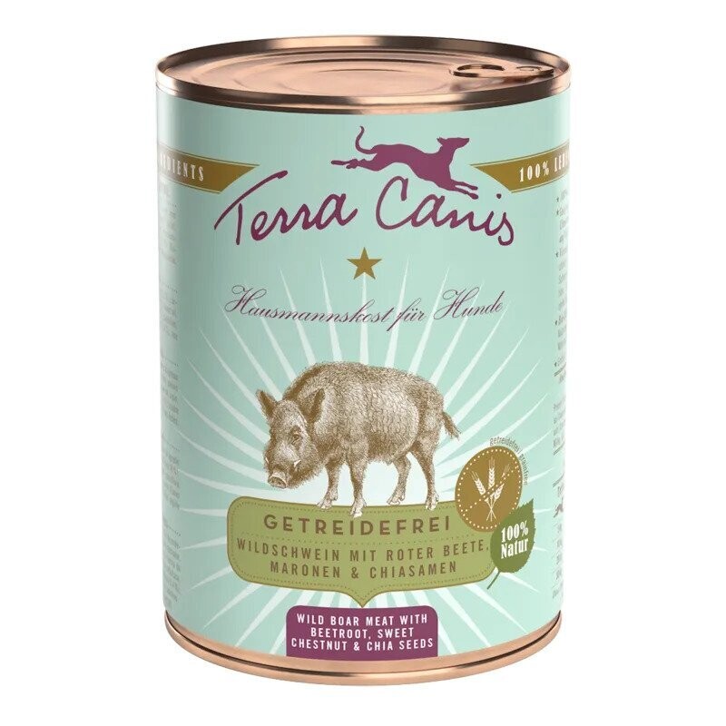 GRAIN-FREE Jabalí con remolacha, castaña y semillas de chía