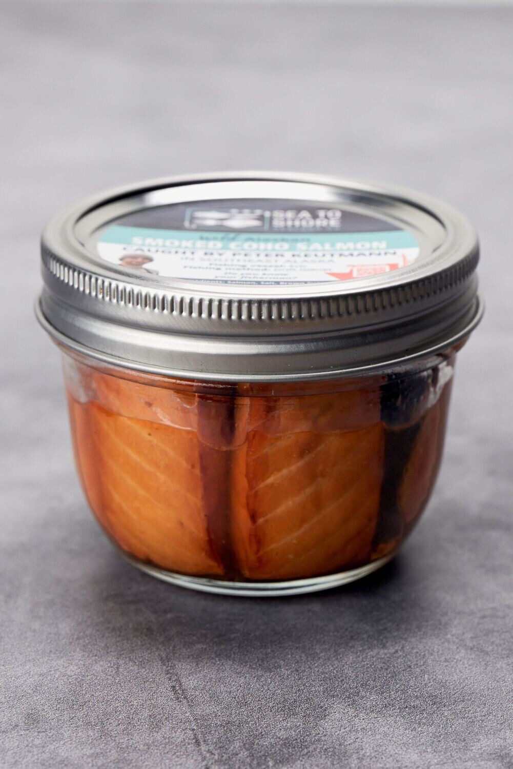 Wild Alaskan Smoked Salmon Jars (Shelf-Stable)