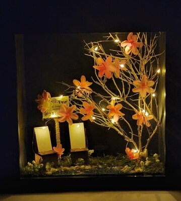 Granules of Time Double Memorial Charm Box© - Premium Edition