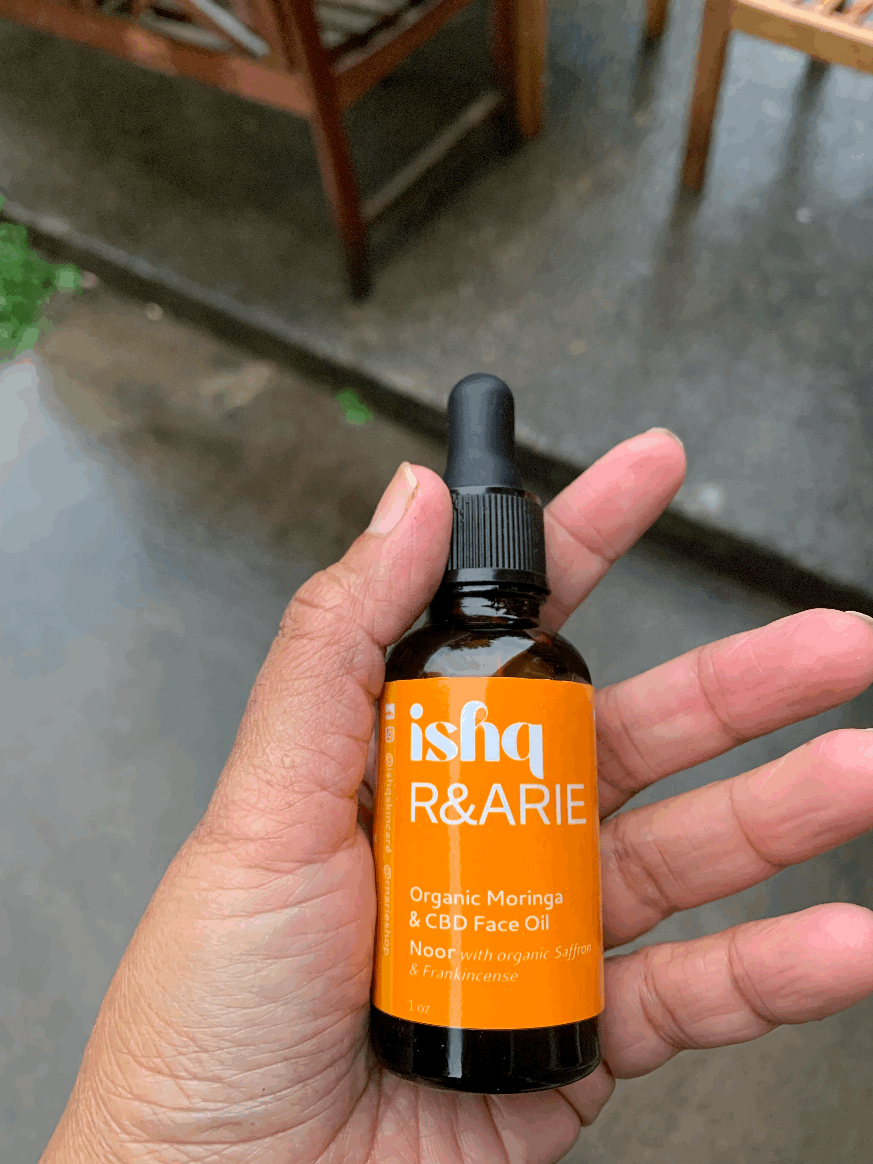 Noor, Organic Moringa-CBD Face Oil