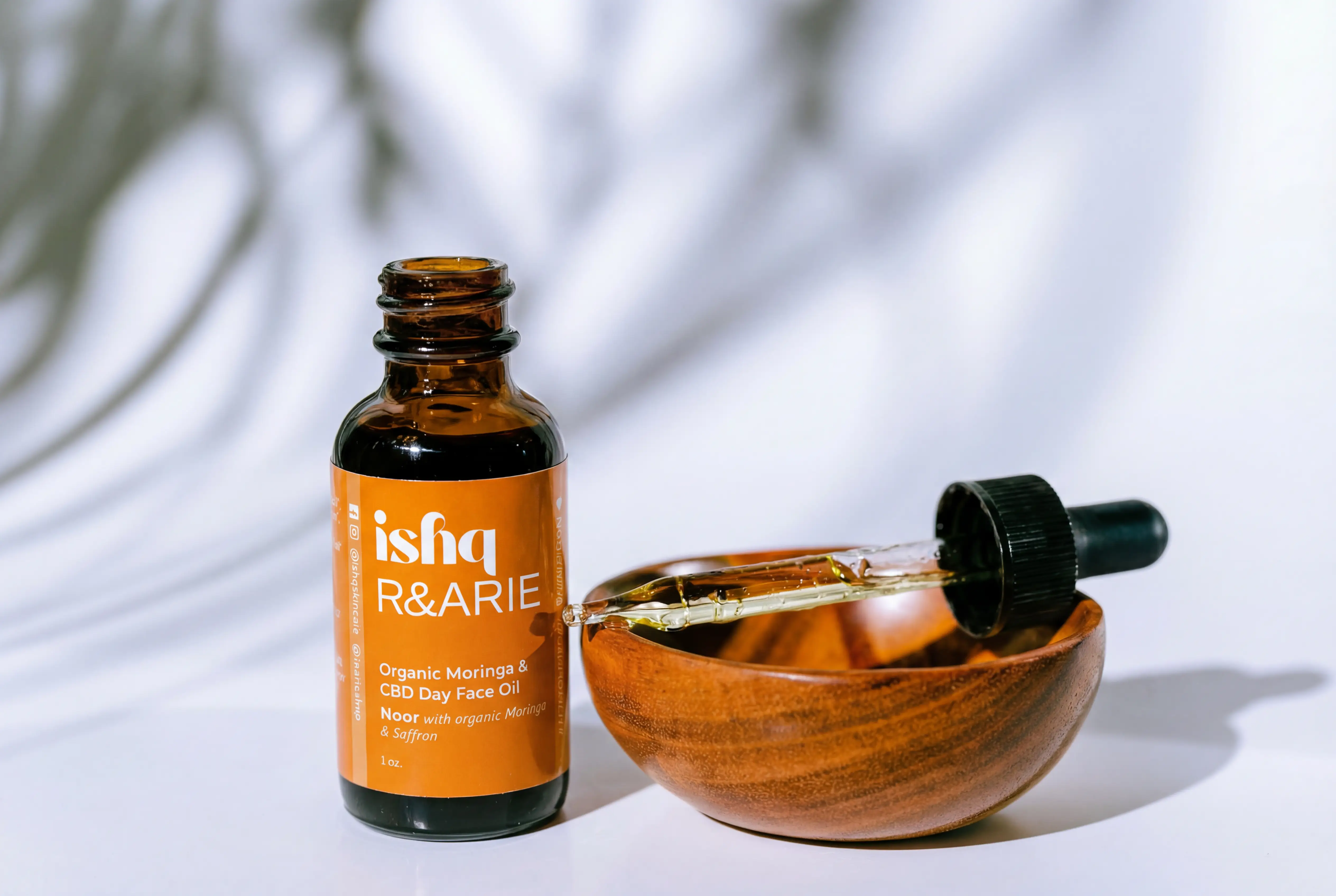 Noor, Organic Moringa-CBD Face Oil