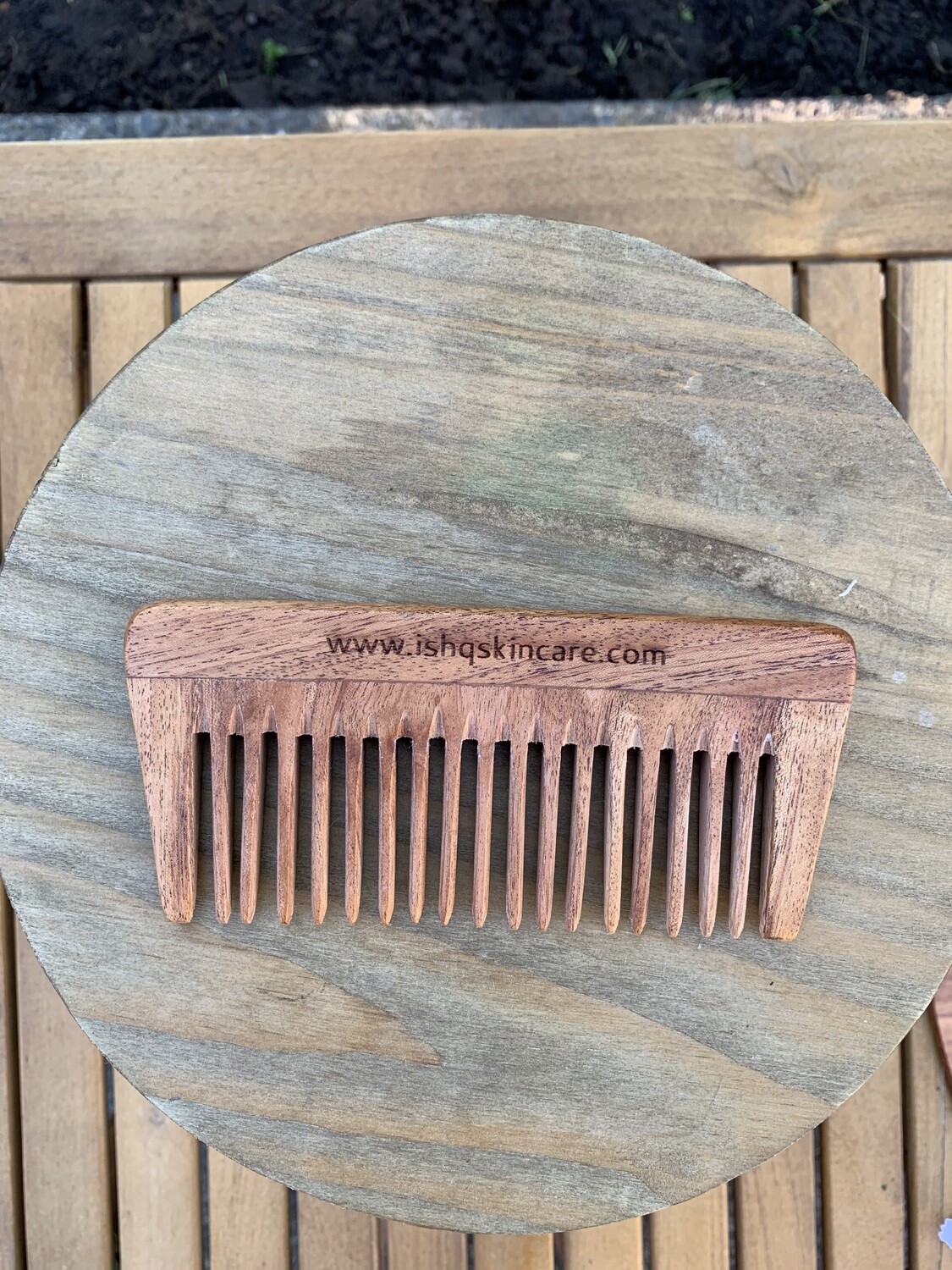 Ishq Neem Wood Hair Comb Ishq Neem Wood Hair Comb