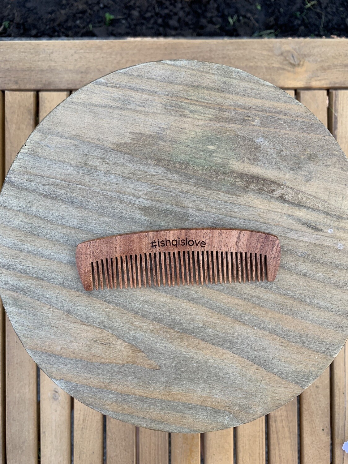 Ishq Neem Wood Beard Comb Ishq Neem Wood Beard Comb