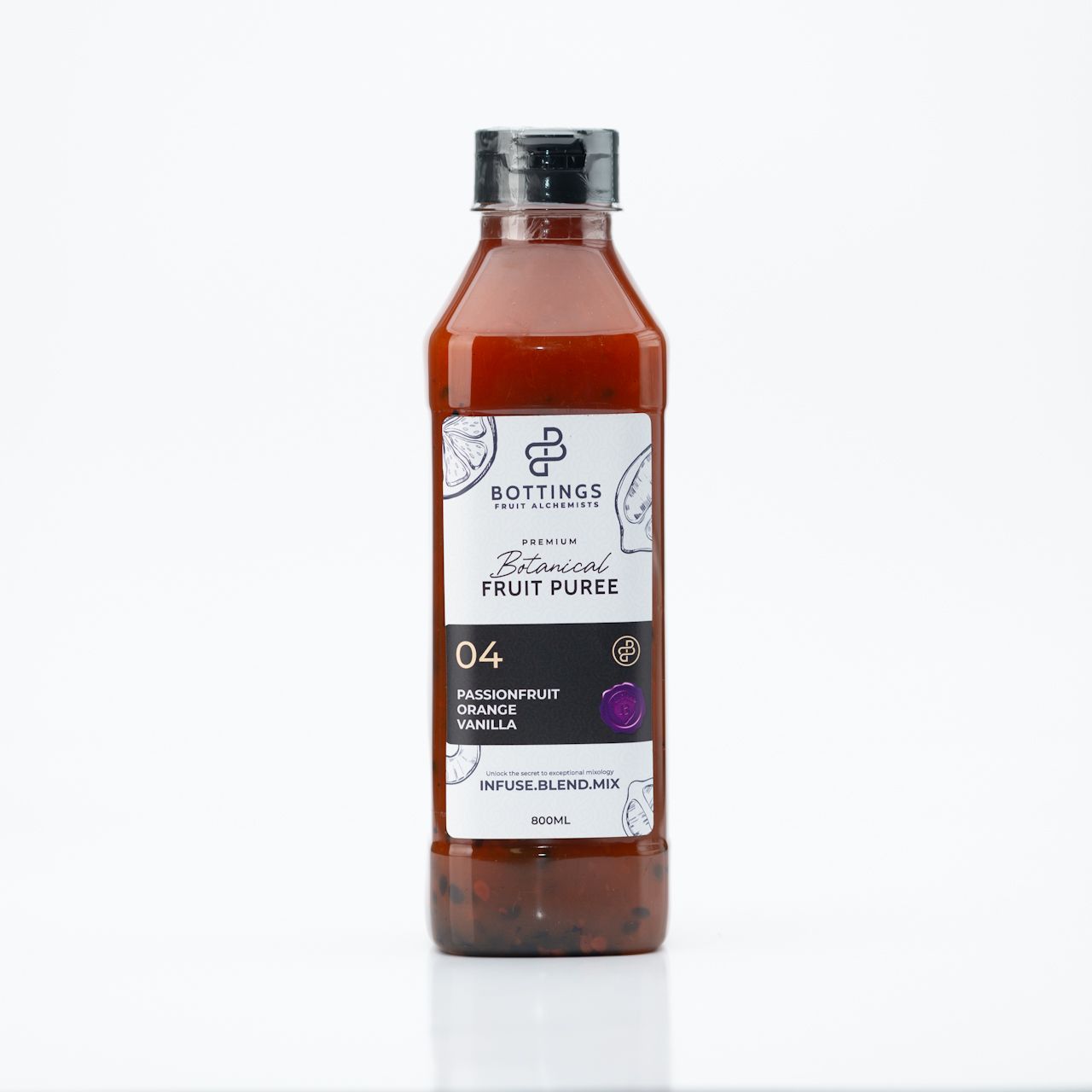 Passionfruit Orange Vanilla Puree - 800ml